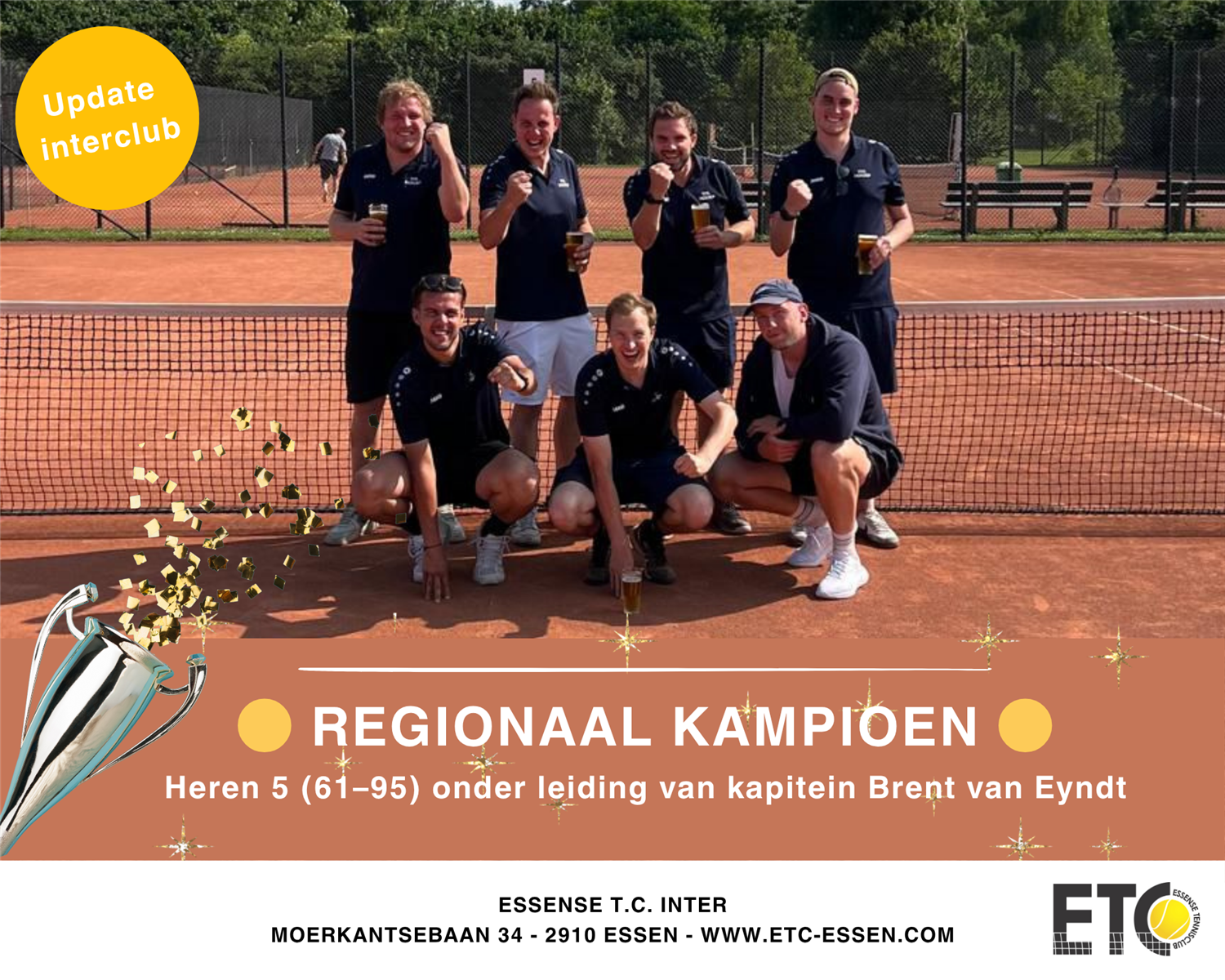 Essense T.C. Inter Regionaal Kampioen H5 Brent van Eyndt